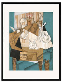 Gerahmter Kunstdruck Frühstück