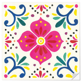 Wall sticker Flower Fiesta IX