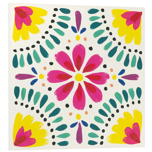 Foam board print Flower Fiesta X