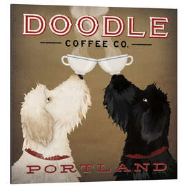 Magnettafel Doodle Kaffee IV