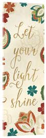 Stampa su vetro acrilico Let your light shine