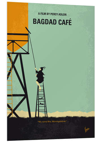 Tableau en PVC Bagdad Café (anglais)