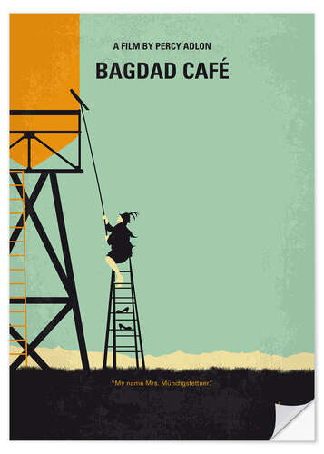 Selvklebende plakat Bagdad Café