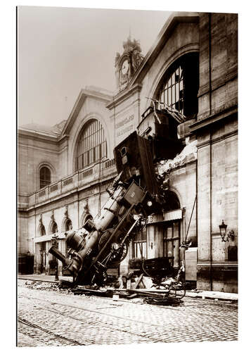 Gallery print Train accident at the Montparnasse station, Paris