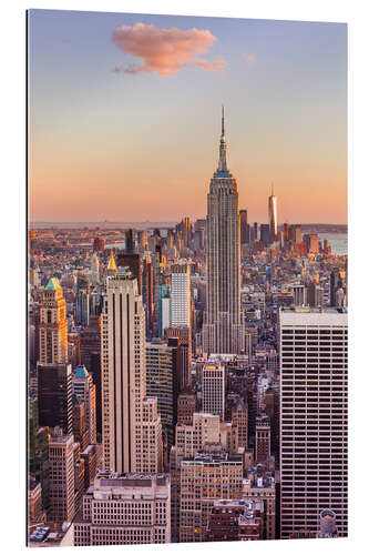 Galleriprint Manhattan skyline, Empire State Building, sunset