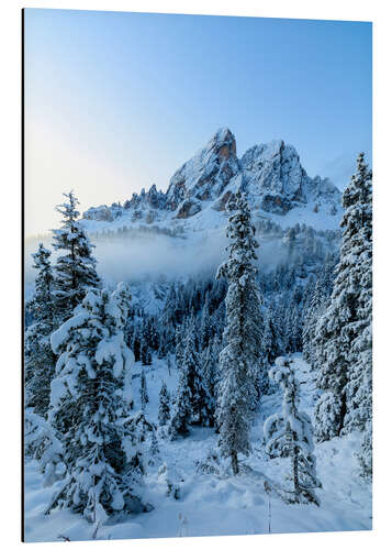 Tableau en aluminium Peitlerkofel dans les Dolomites