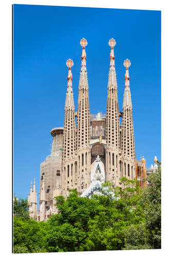 Tableau en plexi-alu La Sagrada Familia à Barcelone