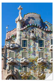 Wall sticker Facade of the Casa Batllo, Barcelona