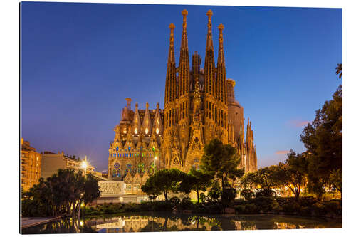 Cuadro de plexi-alu Iglesia de la Sagrada Familia en Barcelona