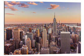 Aluminium print Manhattan skyline in atmospheric light