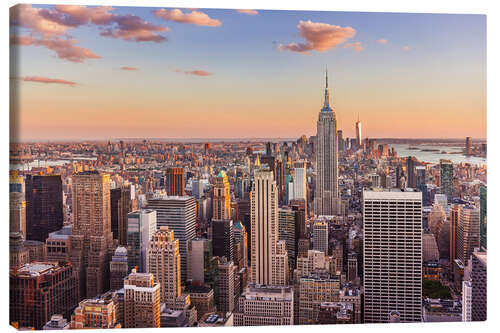 Quadro em tela Manhattan skyline in atmospheric light