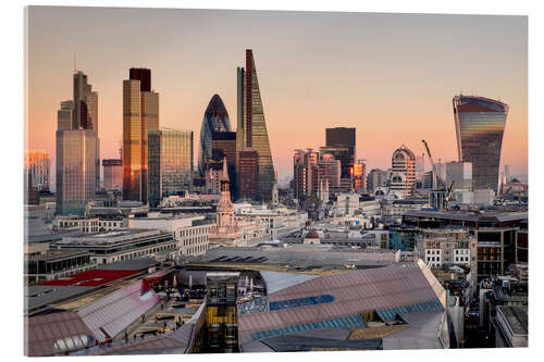 Akryylilasitaulu London skyline from St Pauls Cathedral