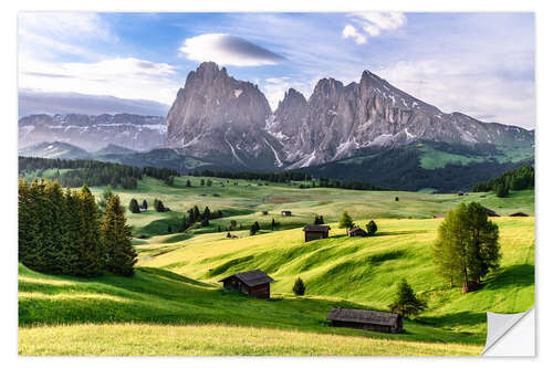 Naklejka na ścianę Alpe di Siusi South Tyrol