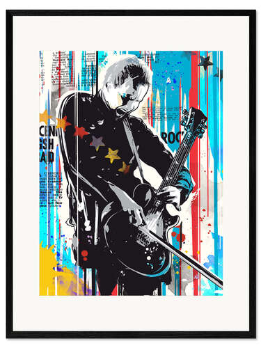 Impresión de arte enmarcada Sigur Ros pop art