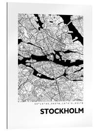 Gallery print City map of Stockholm VI