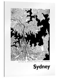 Gallery Print Stadtplan von Sydney