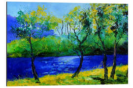 Magnettafel Flußlandschaft