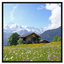 Gerahmter Kunstdruck Almidylle