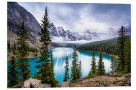 Foam board print Moraine Lake