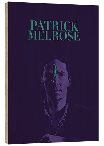 Wood print Patrick Melrose