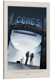 Magnettafel Retro Space Travel - Ceres