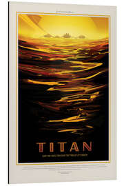 Tableau en aluminium Titan - NASA
