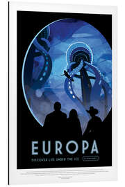 Magnettafel Retro Space Travel – Europa