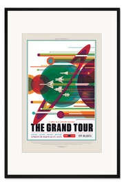 Gerahmter Kunstdruck Retro Space Travel - The Grand Tour