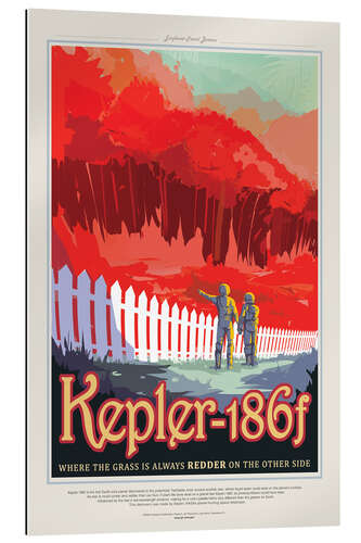 Galleriprint Retro Space Travel – Kepler-186f