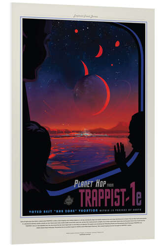 Foam board print Trappist-1e