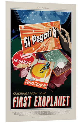 Tableau en PVC Exoplanète 51 Pegasi