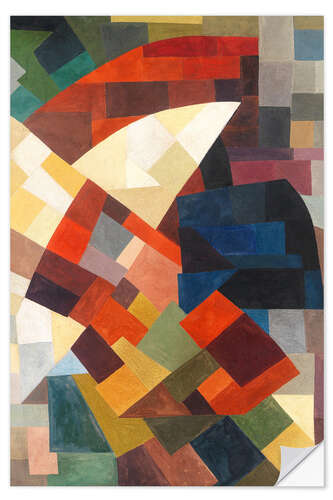 Selvklebende plakat Composition, 1930