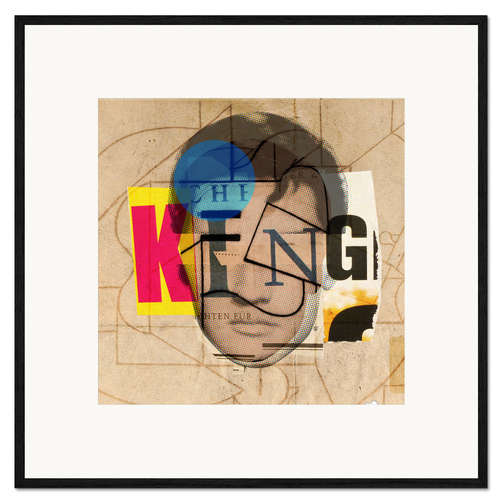 Innrammet kunsttrykk King