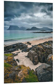 Hartschaumbild Myrland, Lofoten, Norwegen