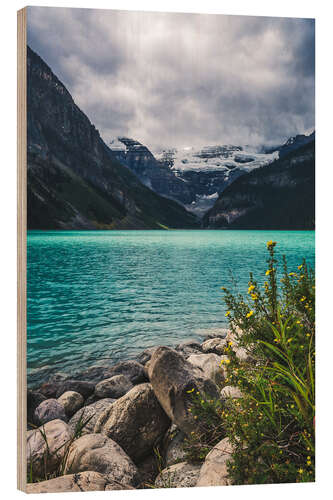 Hout print Lake Louise