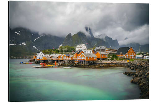 Gallery print Fishing village in Lofoten, Norway