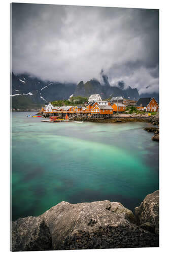 Acrylic print Reine Lofoten Norway