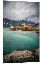 Magnettafel Reine Lofoten Norwegen