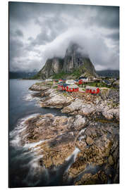 Aluminium print Hamnoy Lofoten Norway