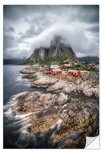 Naklejka na ścianę Hamnoy Lofoten Norway