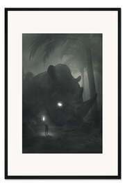 Gerahmter Kunstdruck Face Of Fear