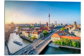 Galleriataulu Berlin Skyline im Sommer