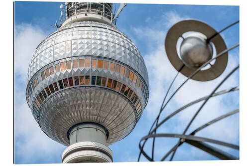 Gallery print TV tower and world clock in Berlin