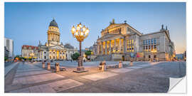 Selvklebende plakat Gendarmenmarkt in Berlin