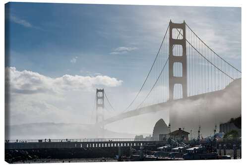 Lienzo San Francisco - Fog at Golden Gate Bridge