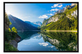 Gerahmter Kunstdruck Gosausee am Dachstein