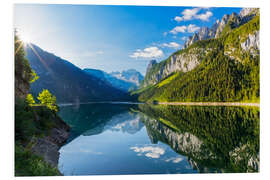 PVC print Gosausee with dachstein view