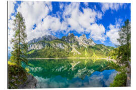 Cuadro de plexi-alu Gosausee with dachstein view