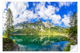 Naklejka na ścianę Gosausee with dachstein view