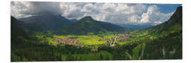 Foam board print Germany Mountains